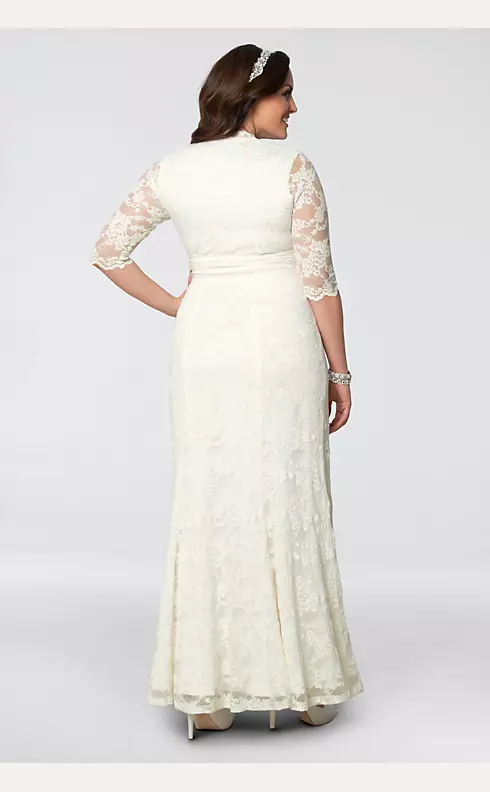 Amour Lace Plus Size Wedding Gown Image 2