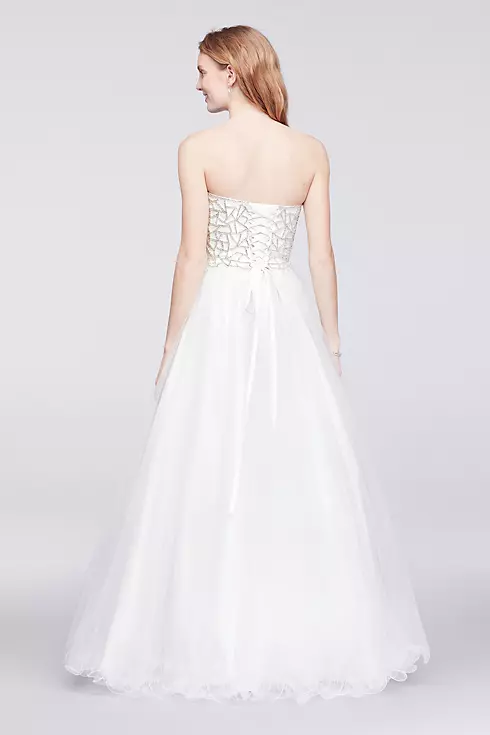 Tulle Ball Gown with Web-Beaded Bodice Image 2