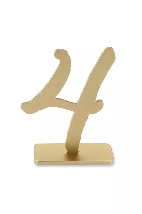 Good as Gold Table Numbers  Image 1