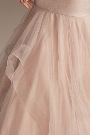 bandage mermaid trumpet gown with horsehair trim