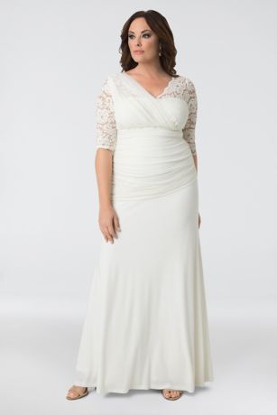 Elegant Aisle Plus Size Wedding Gown | David's Bridal
