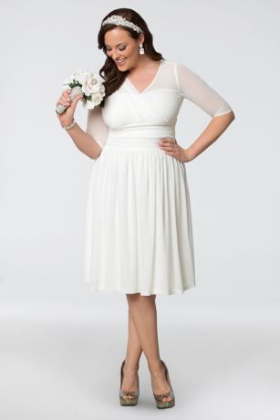 plus size white gowns under 100