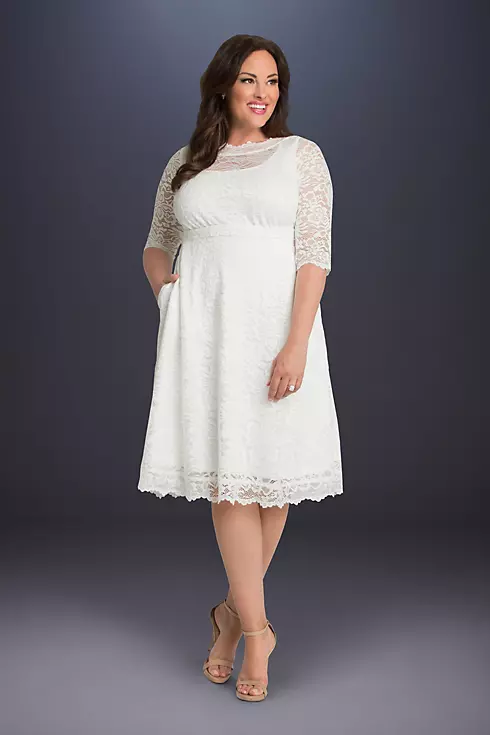 Pretty In Lace Plus Size Wedding Dress Image 1
