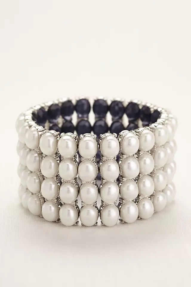 Reversible Pearl and Gemstone Bracelet Image 2
