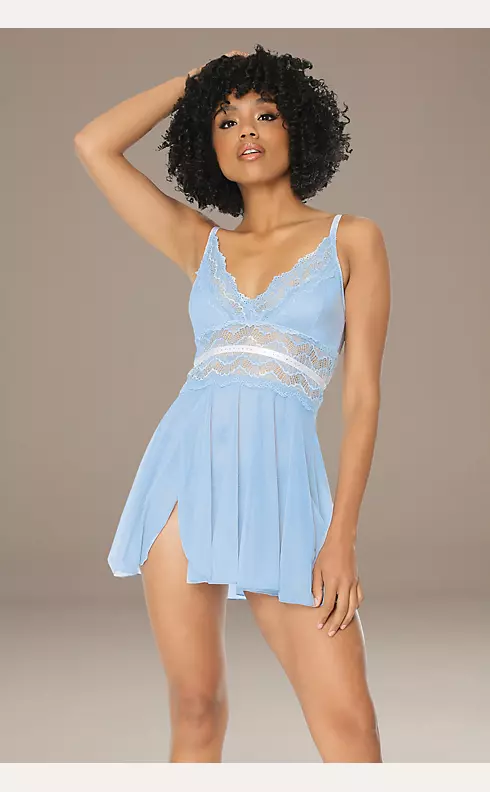 Scalloped Cup Lace Babydoll Set –