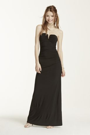 Strapless clearance jersey dress