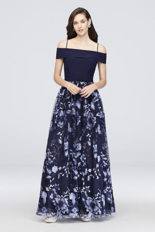 nightway navy dress