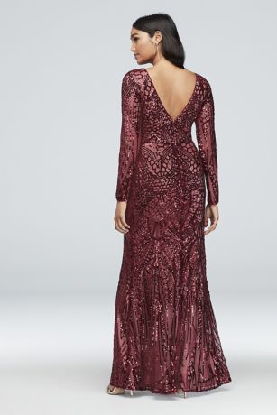 queen vibes sequin mermaid gown
