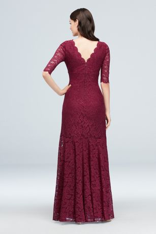 20824 Cut Out Lace Mermaid Gown main image 0
