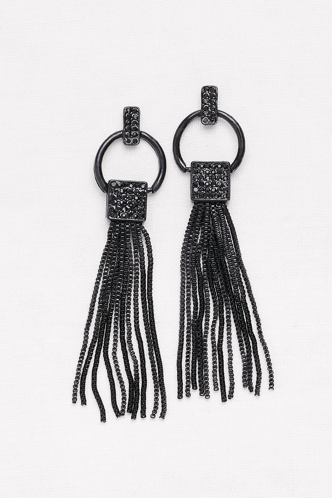 Chain Fringe Earrings Image 1