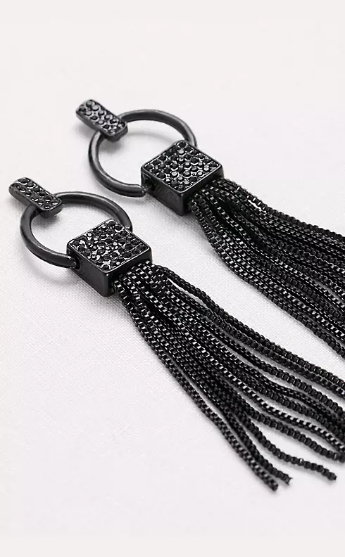 Chain Fringe Earrings Image 2