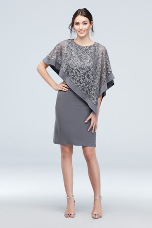 gray cocktail dresses for wedding