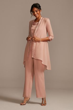 rose gold pantsuit plus size