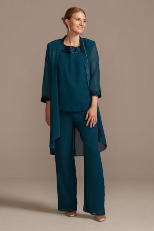 dressy pant suit for wedding guest