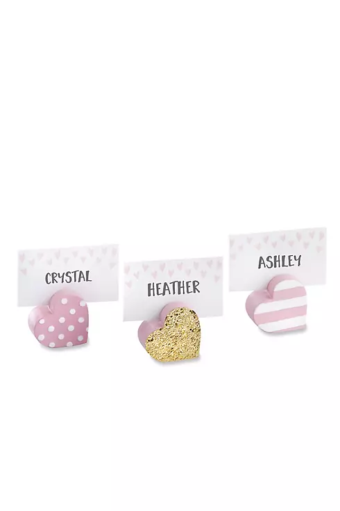 Sweet Heart Place Card Holders Set of 6 Image 1