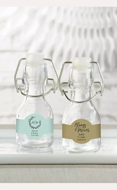Mini Swing Top Glass Bottles Image 2