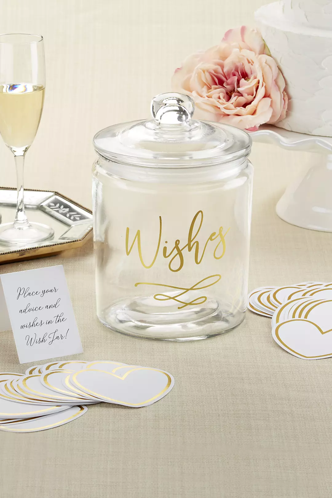 Wish Jar with Heart Shaped Cards Image 2