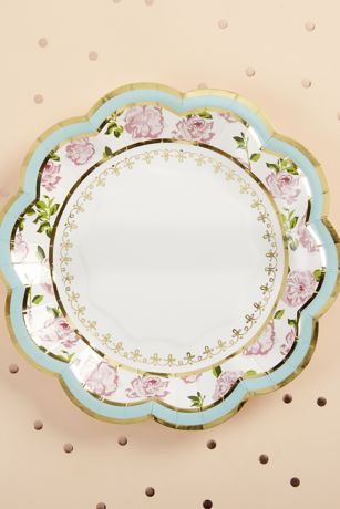 Tea Time Whimsy 7-Inch Premium Paper Plates