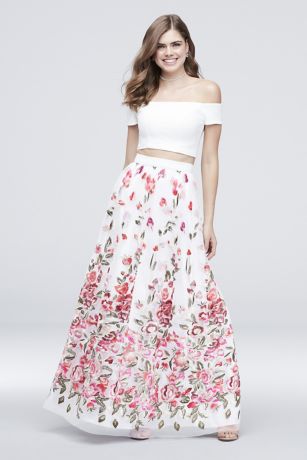 D&G Two Piece Skirt Set – Diamond's in Paris Boutique LLC