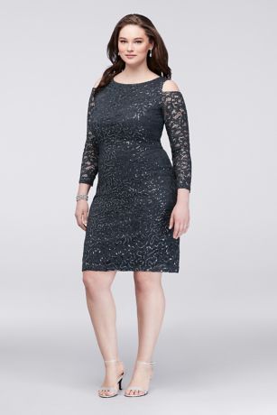 David jones plus size cocktail clearance dresses