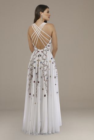 lara crossback ellie beaded dress