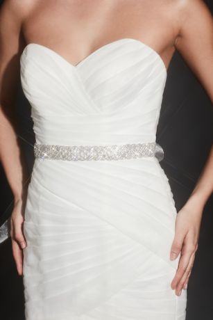 simple wedding dress belt