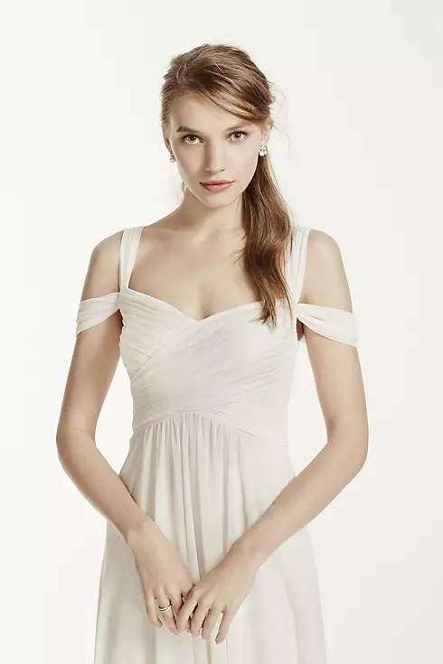 Short Mesh Dress with Split Sleeves Image 6