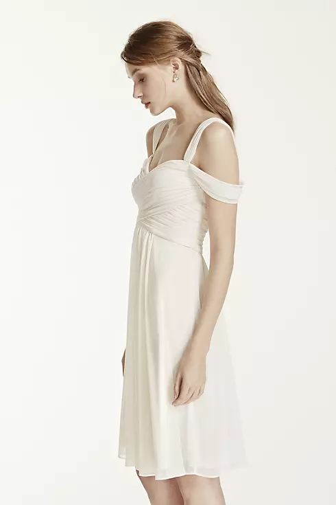Short Mesh Dress with Split Sleeves Image 5