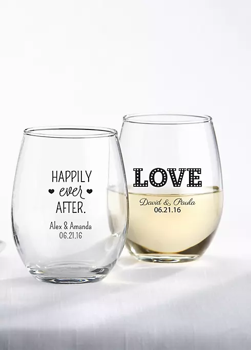 Personalized Stemless Wine Glass Image 7
