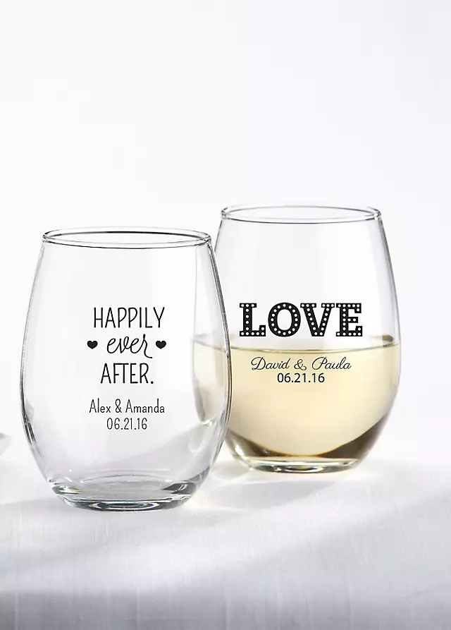 Personalized Stemless Wine Glass Image 7