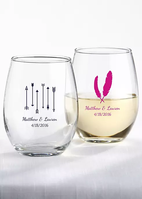 Personalized Stemless Wine Glass Image 10