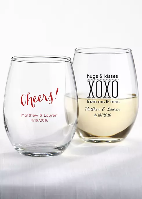 Personalized Stemless Wine Glass Image 11