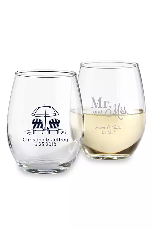 Personalized Stemless Wine Glass Image 8