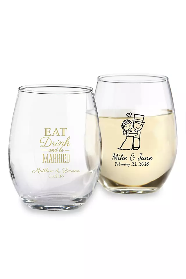 Personalized Stemless Wine Glass Image 6