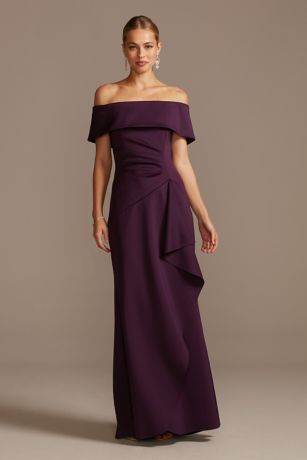 Xscape Plum Bridesmaid Dresses