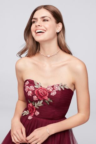 floral dress david's bridal