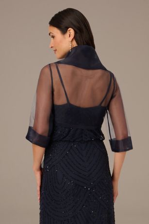 Sheer Organza Evening Jacket | David's Bridal