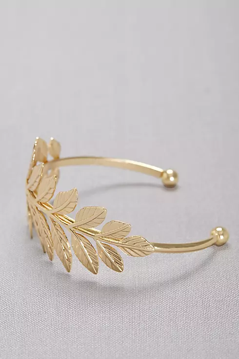 Golden Laurel Cuff Bracelet Image 2