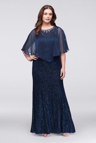 navy blue gown for wedding sponsor