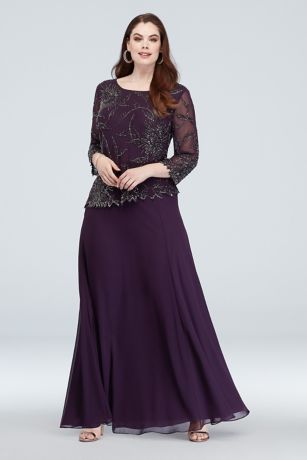 J Kara Plus Size Evening Dresses