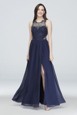 Sapphire Blue Semi Formal Dresses