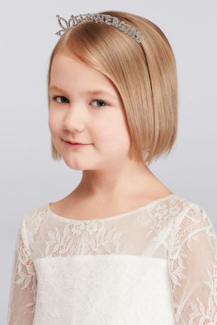 Flower Girl Scripted Headband David's Bridal