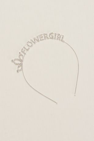 Flower Girl Scripted Headband David's Bridal