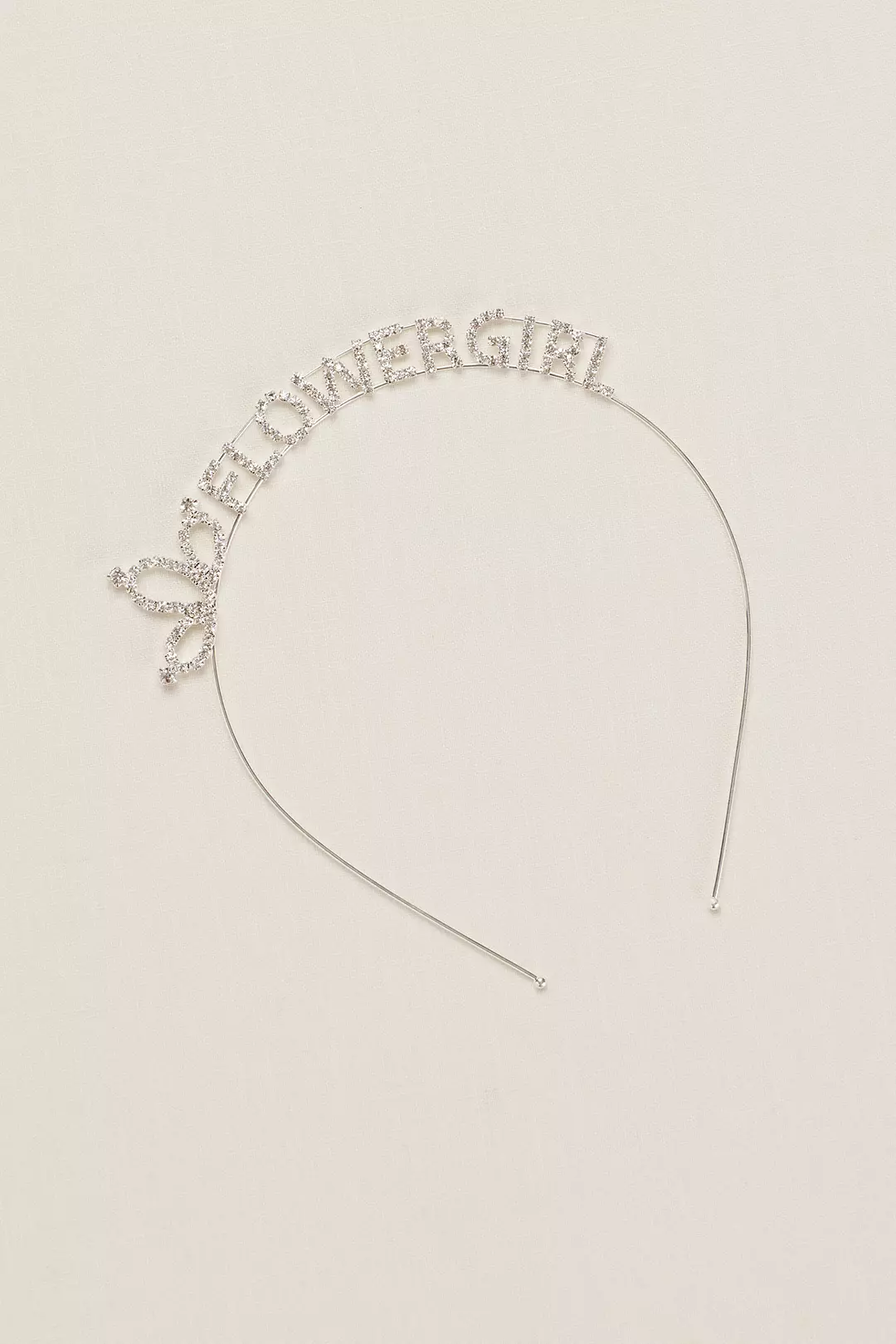 Flower Girl Scripted Headband Image