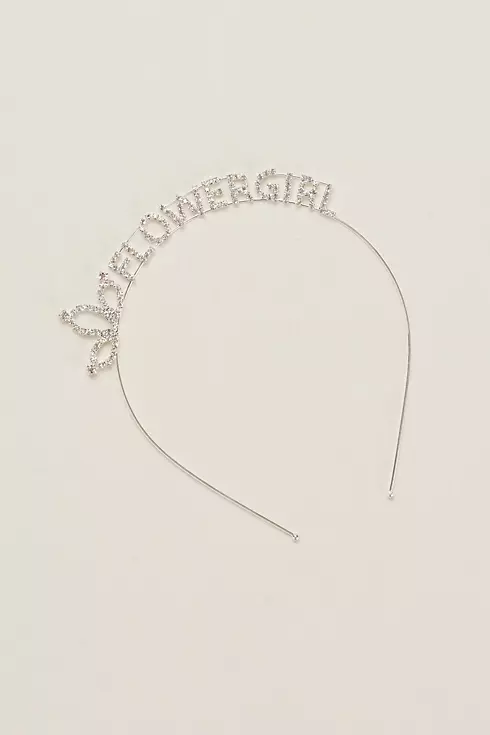 Flower Girl Scripted Headband Image 1