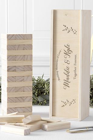 Memory Building Wedding Block Guest Book with Signing Pens-Idea Nova