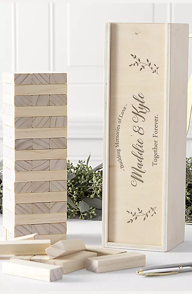 Personalized Building Block Wedding Guestbook Image