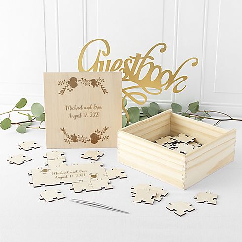 Personalized Wooden Guest Book Puzzle Image 5