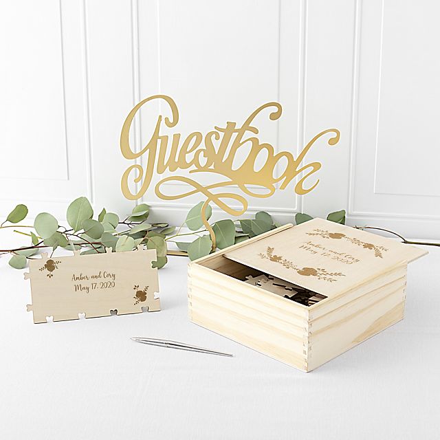 Personalized Wooden Guest Book Puzzle Image 5