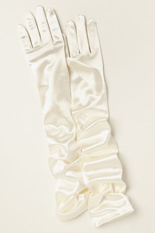 cream opera gloves